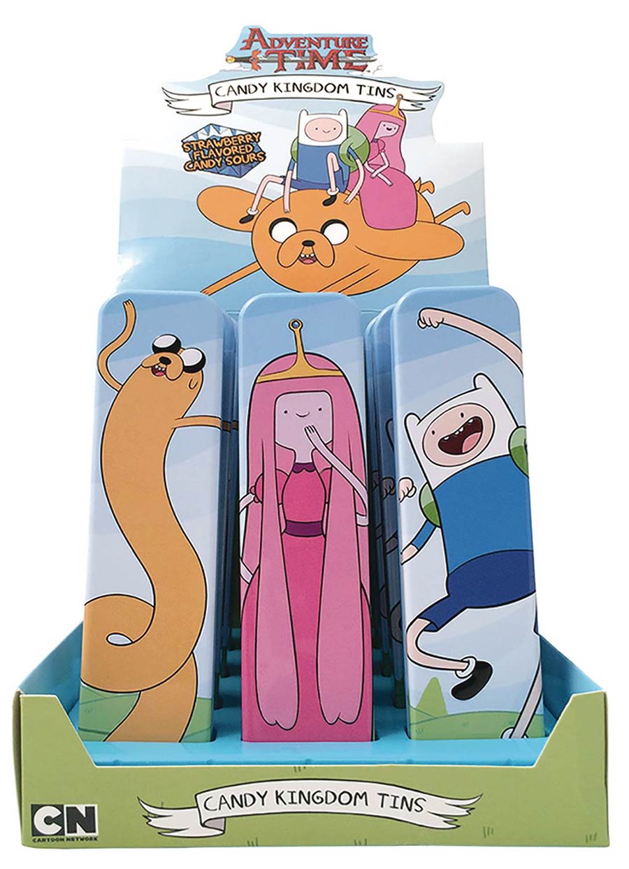 Adventure Time Candy Kingdom Candy Tin 12-Piece Display