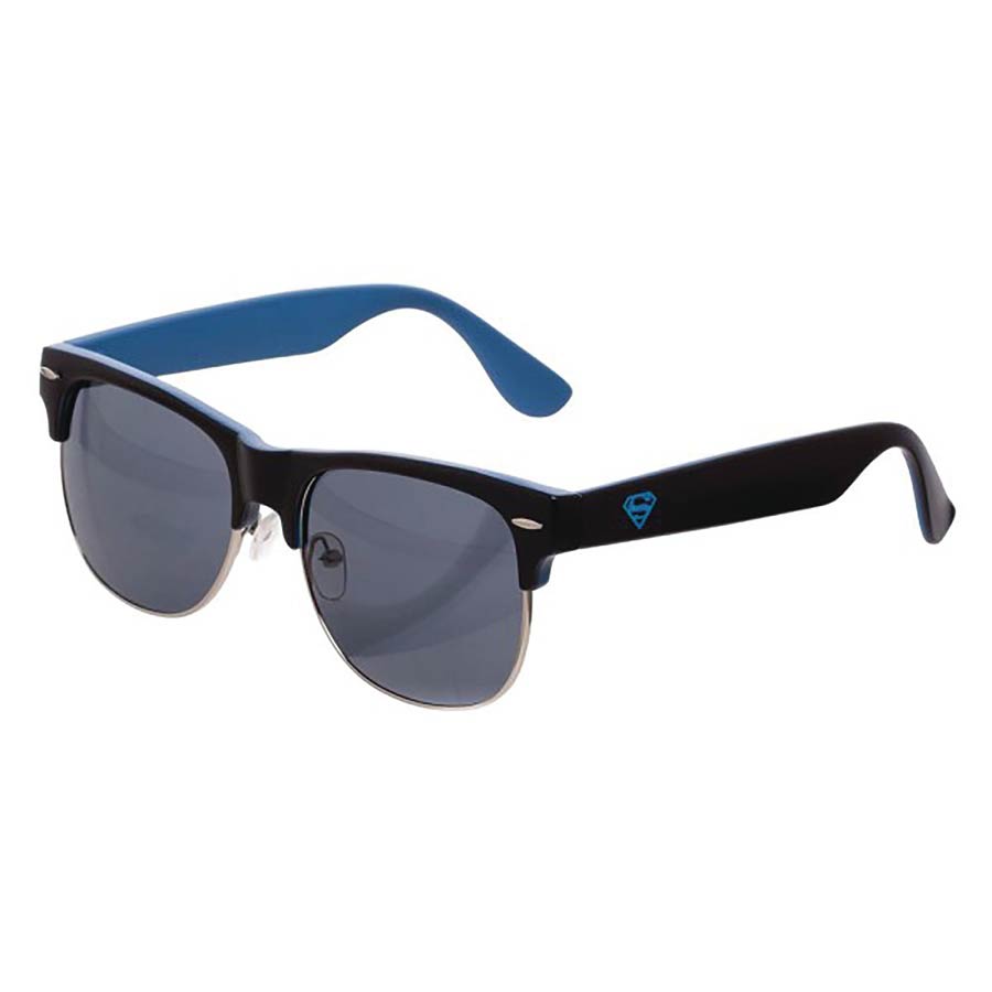 DC Comics Half Frame Sunglasses With Case - Superman Logo
