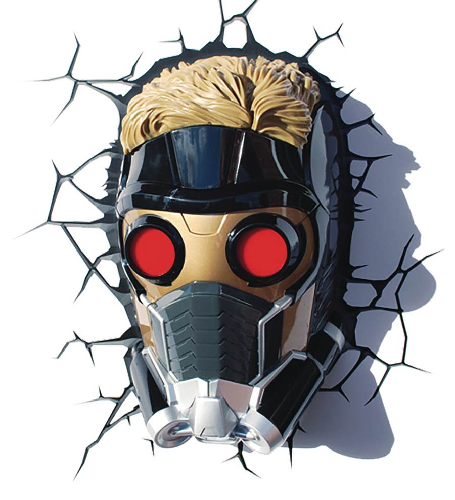 kage her Villig Guardians Of The Galaxy Star-Lord Mask 3D Light - Midtown Comics