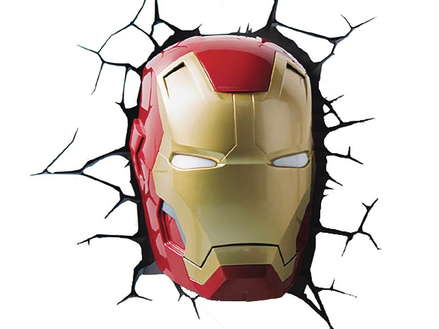 Marvel Heroes Iron Man Lil Mask Mini 3D Light Inner Case