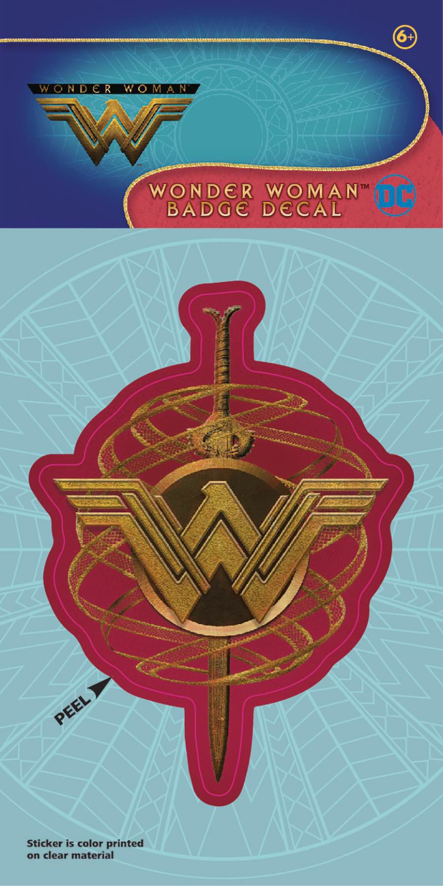 Wonder Woman Movie Decal - Graphic Badge