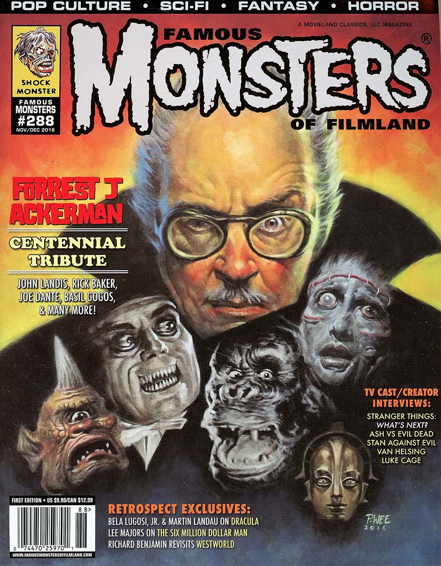 Famous Monsters Of Filmland #288 Forrest J Ackerman Variant Cover