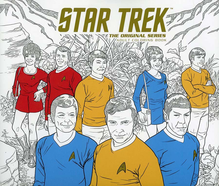 Star Trek The Original Series Adult Coloring Book Vol 2 Where No Man Has Gone Before TP