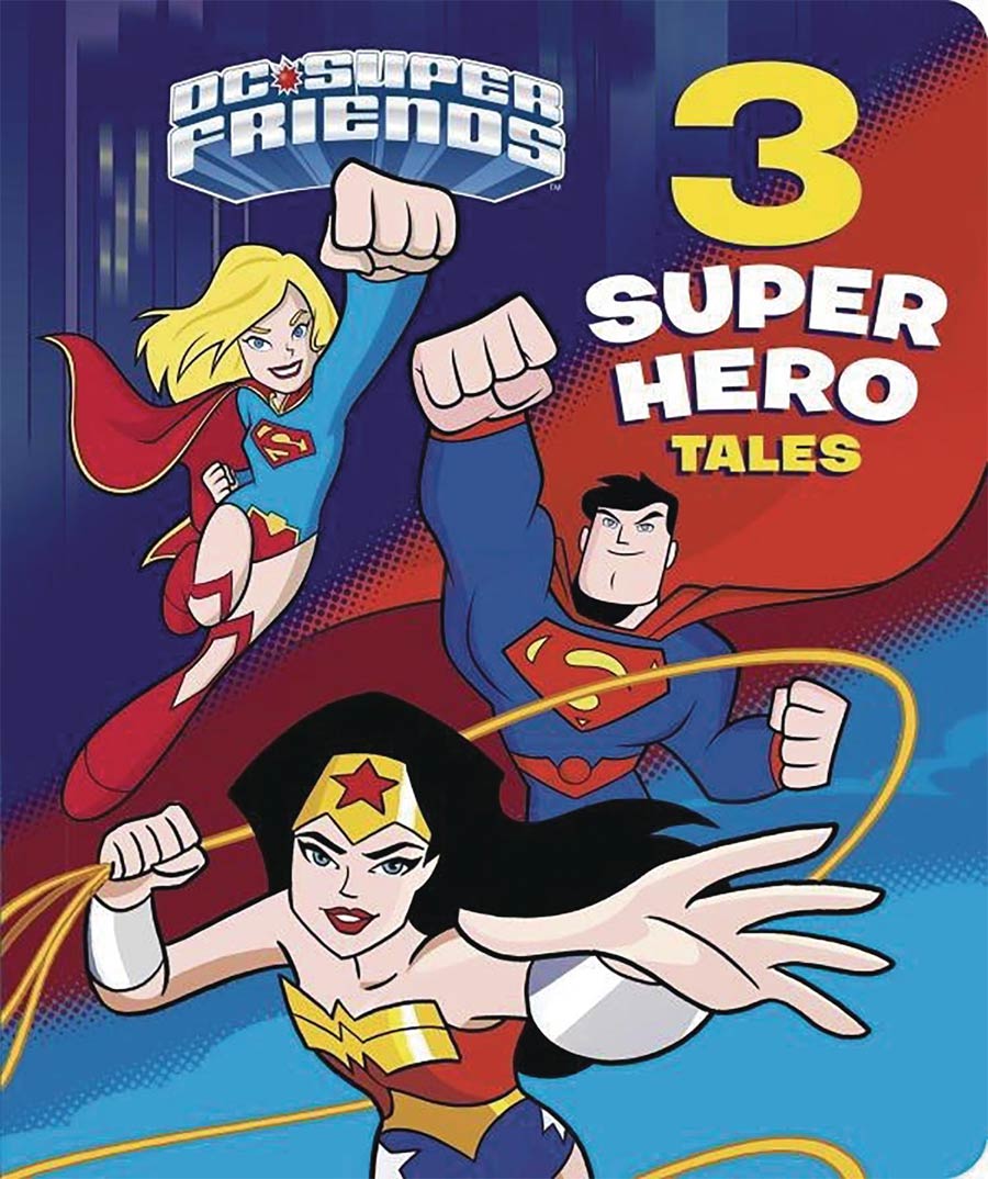 DC Super Friends 3 Super Hero Tales Board Book HC