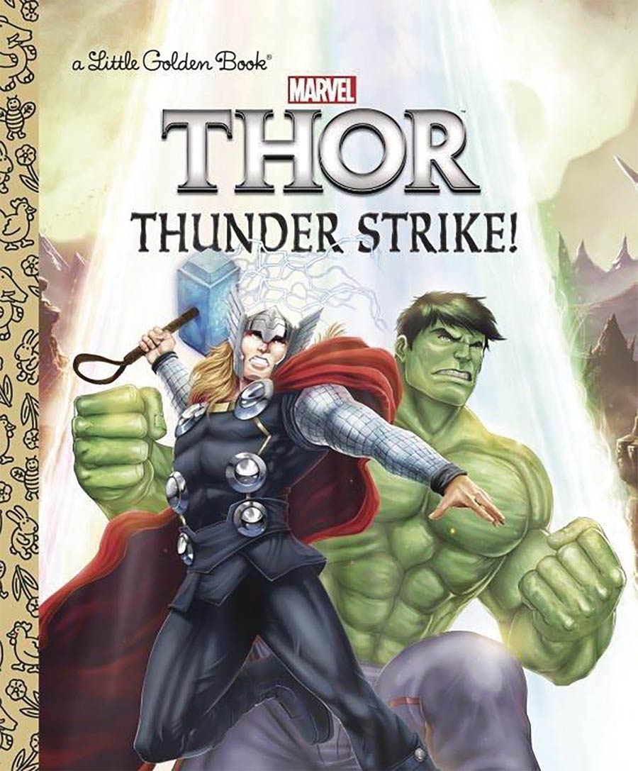 Mighty Thor Thunder Strike Little Golden Book HC