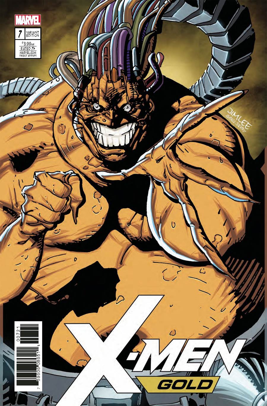 X-Men Gold #7 Cover B Variant Jim Lee X-Men Trading Card Cover (Secret Empire Tie-In)
