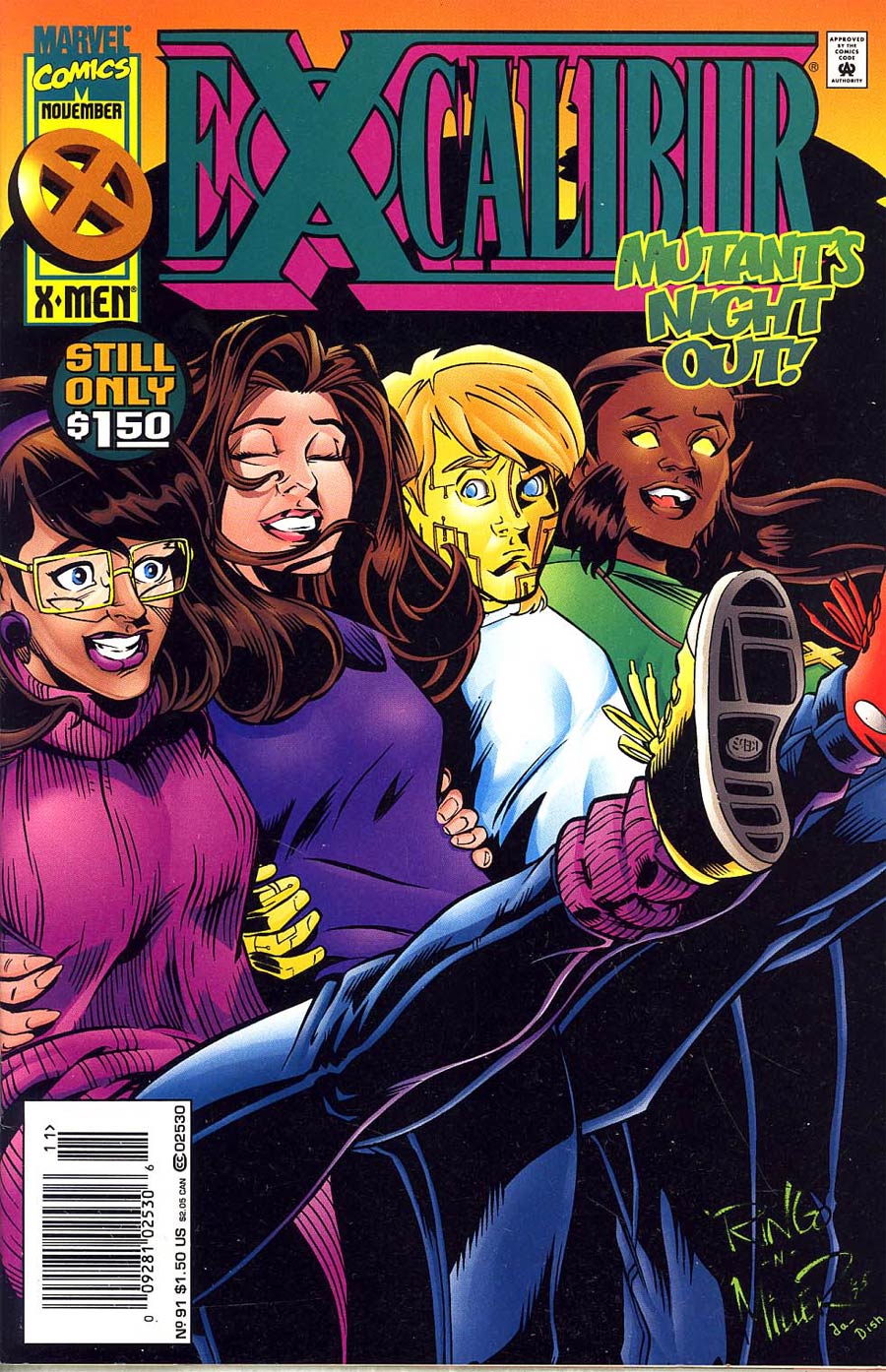 Excalibur #91 Cover B Newsstand Edition