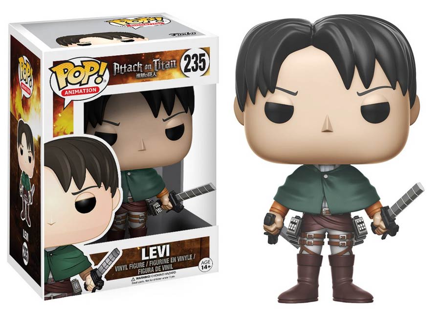 POP Animation 235 Attack On Titan Levi Vinyl Figure