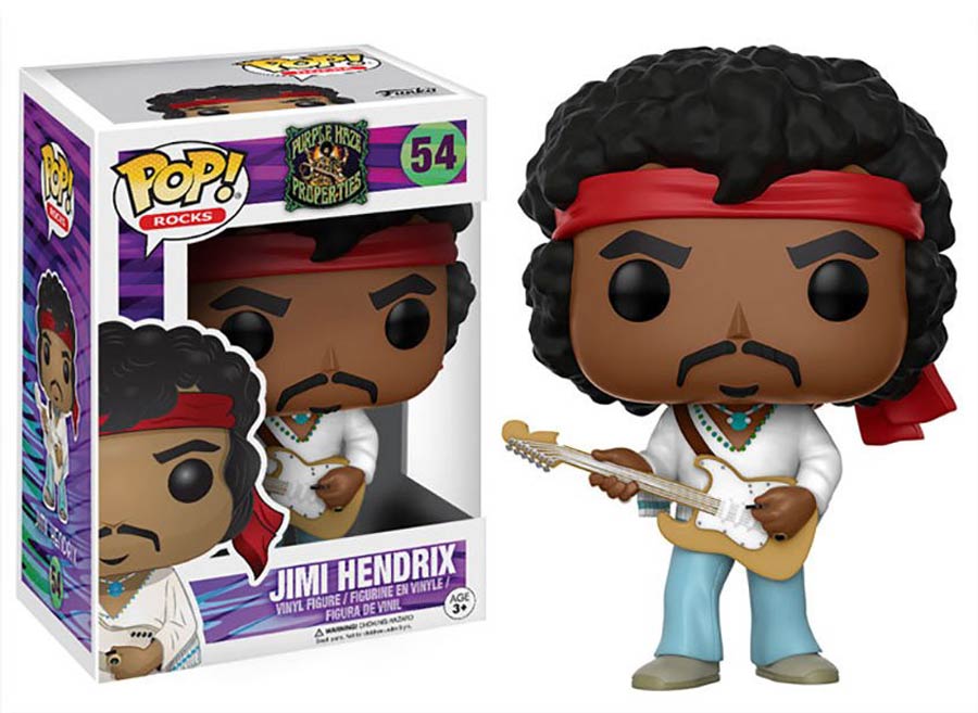 POP Rocks 54 Jimi Hendrix Woodstock Vinyl Figure