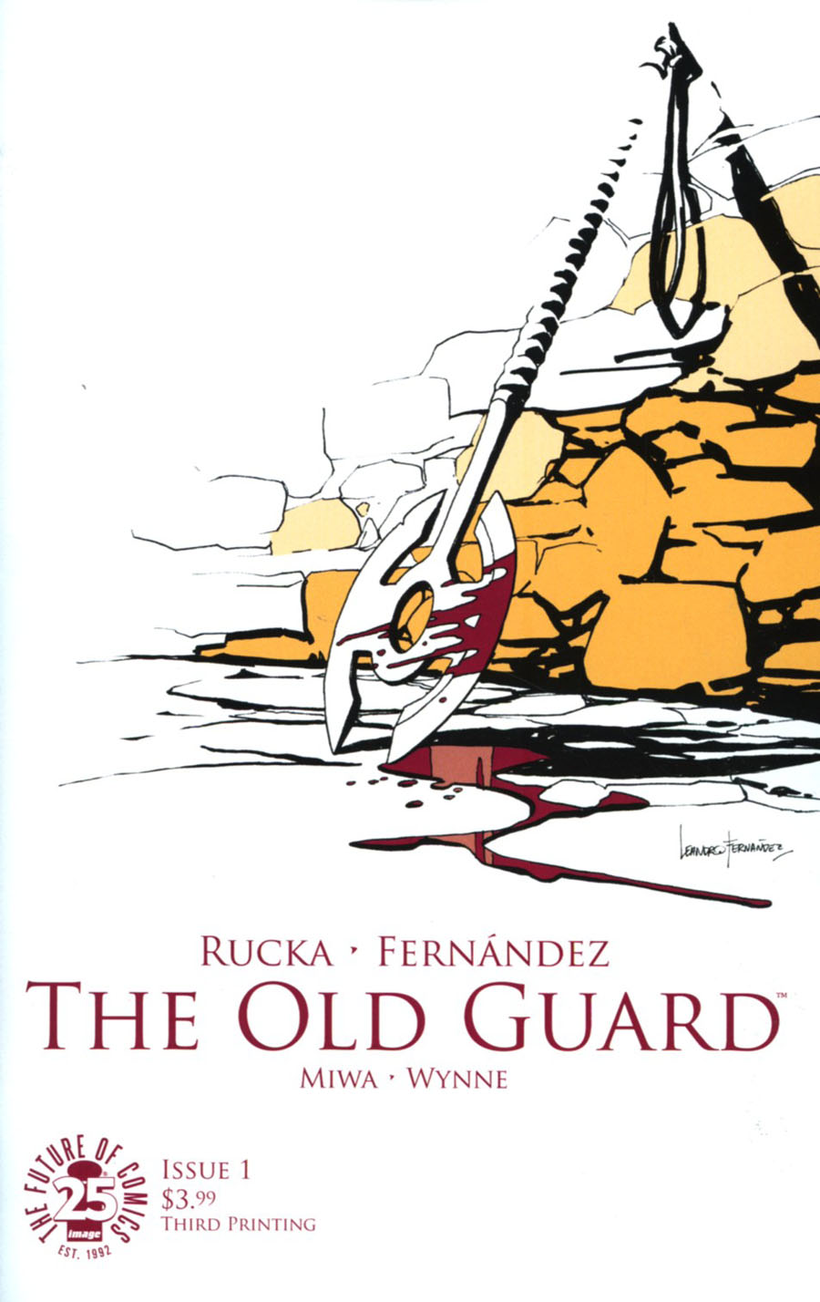 Old Guard #1 Cover D 3rd Ptg Leandro Fernandez Variant Cover