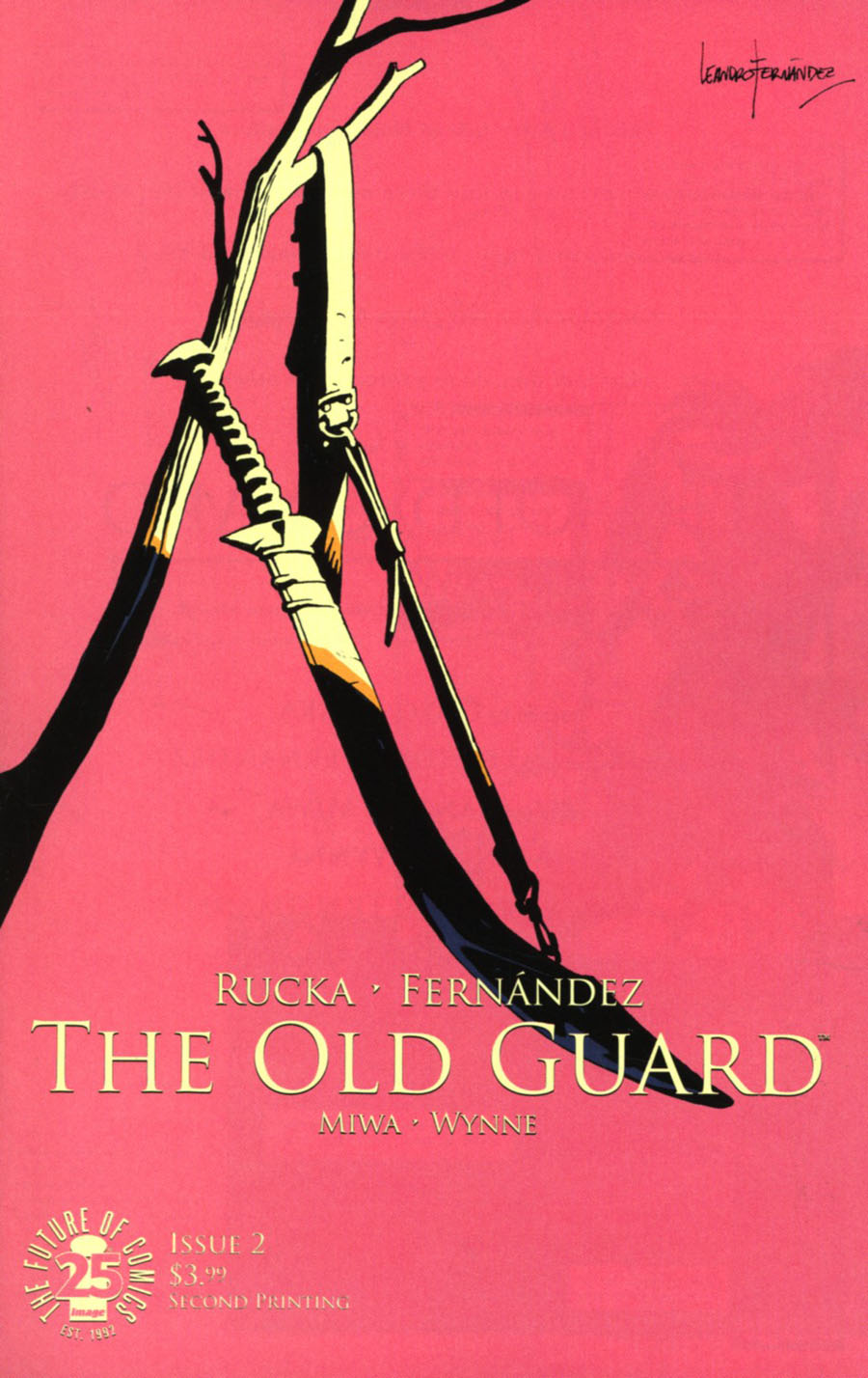 Old Guard #2 Cover C 2nd Ptg Leandro Fernandez Variant Cover