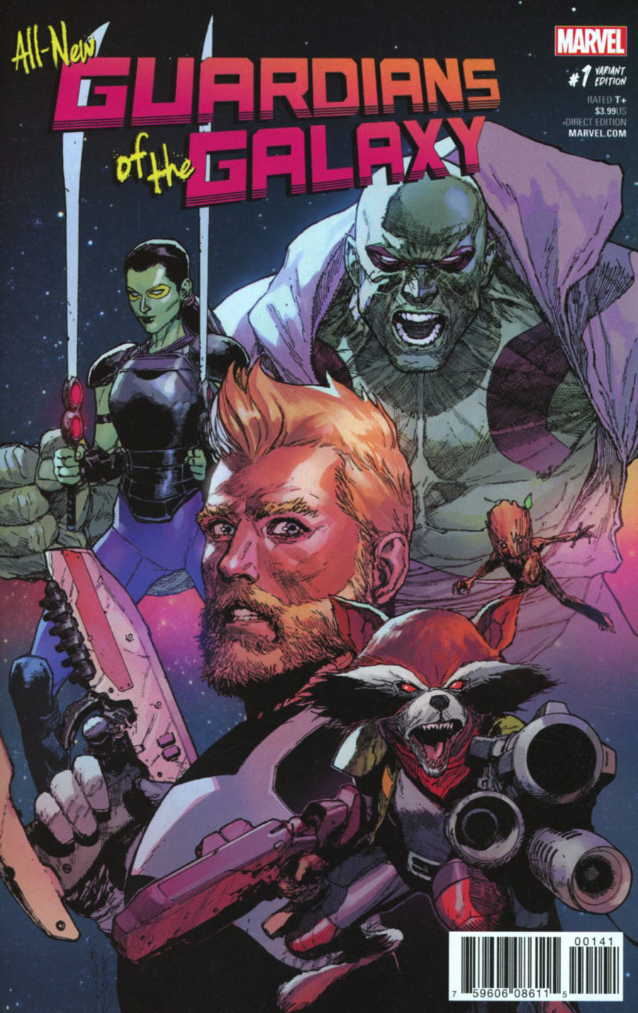 All-New Guardians Of The Galaxy #1 Cover G Incentive Leinil Francis Yu Variant Cover