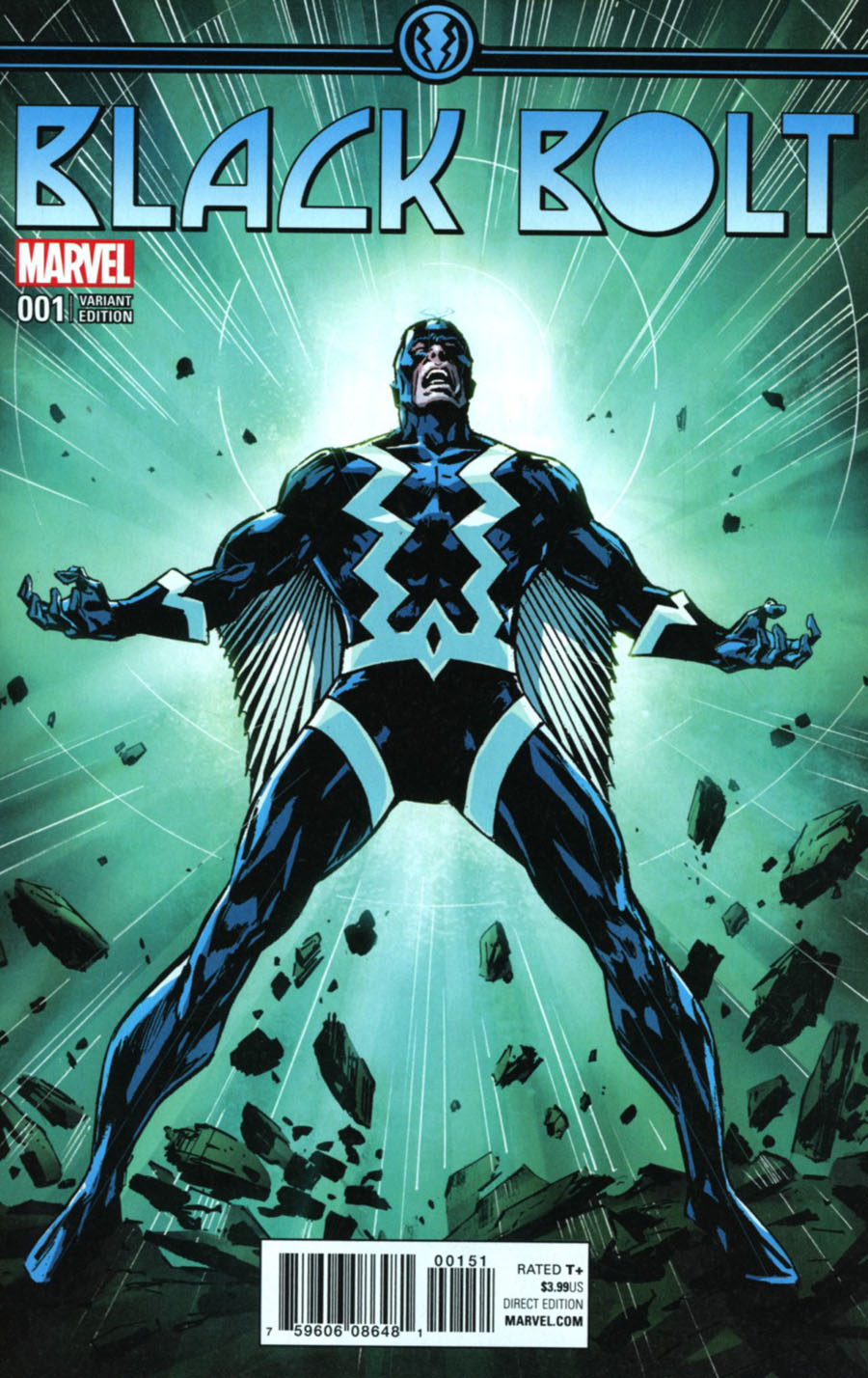 Black Bolt #1 Cover E Incentive Variant Cover