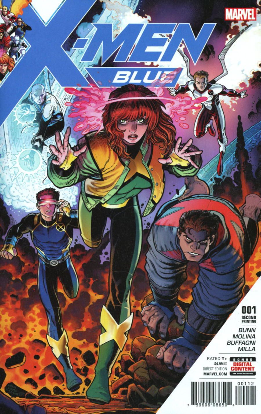 X-Men Blue #1 Cover L 2nd Ptg Arthur Adams Variant Cover (Resurrxion Tie-In)