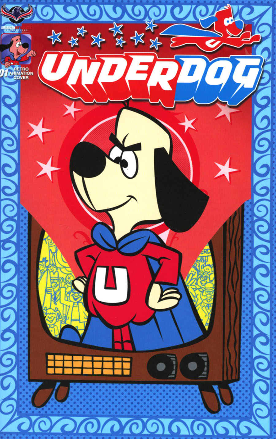 Underdog (American Mythology) #1 Cover E Incentive Patrick Owsley Retro Animation Variant Cover