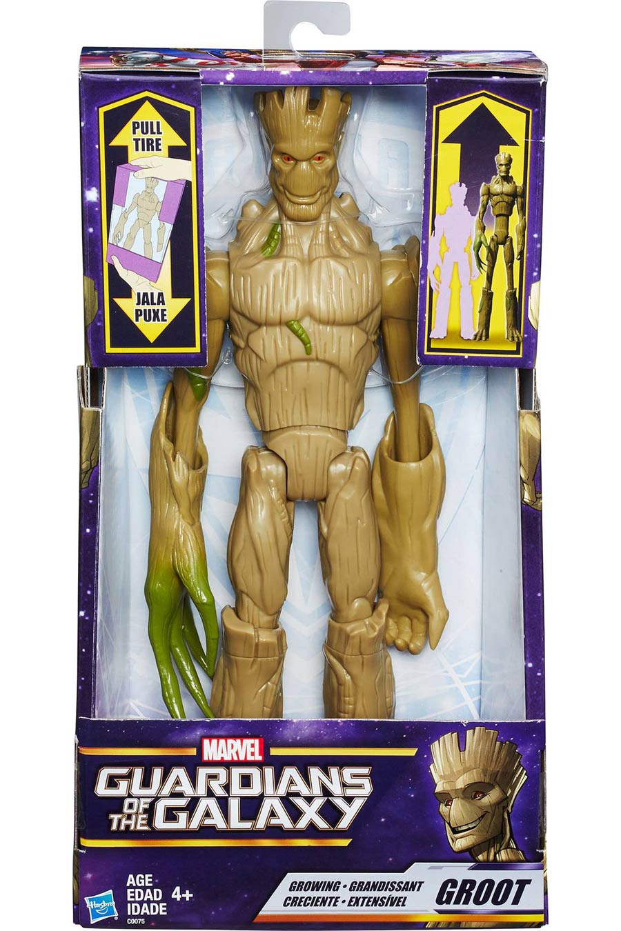 Marvels Guardians Of The Galaxy Titan Hero Growing Groot Deluxe Action Figure