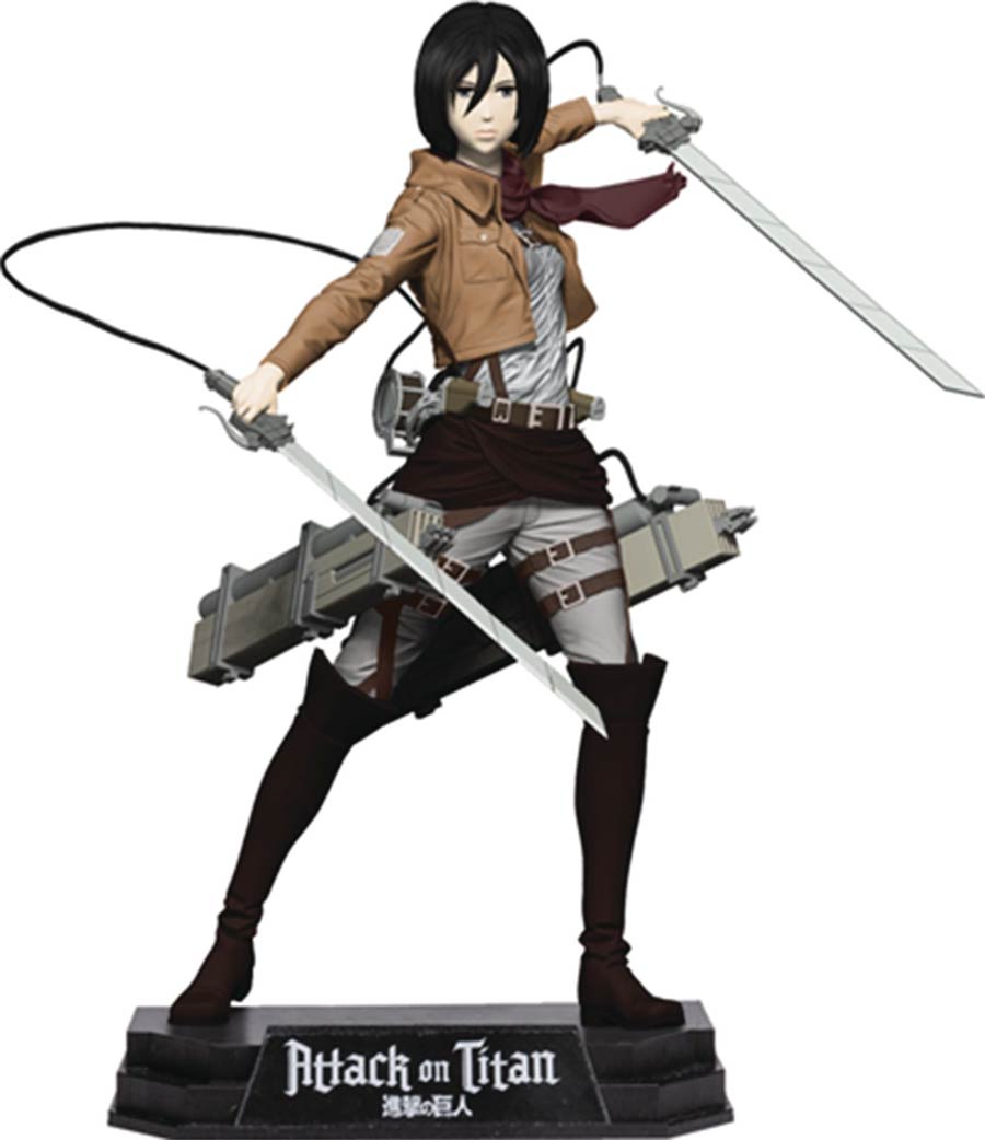 Color Tops Green Attack On Titan Mikasa Ackerman Action Figure