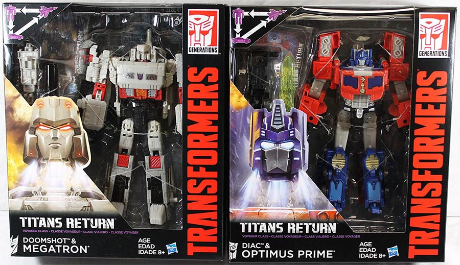 Transformers Generations - Voyager Titans Return Case Of 2 Figures