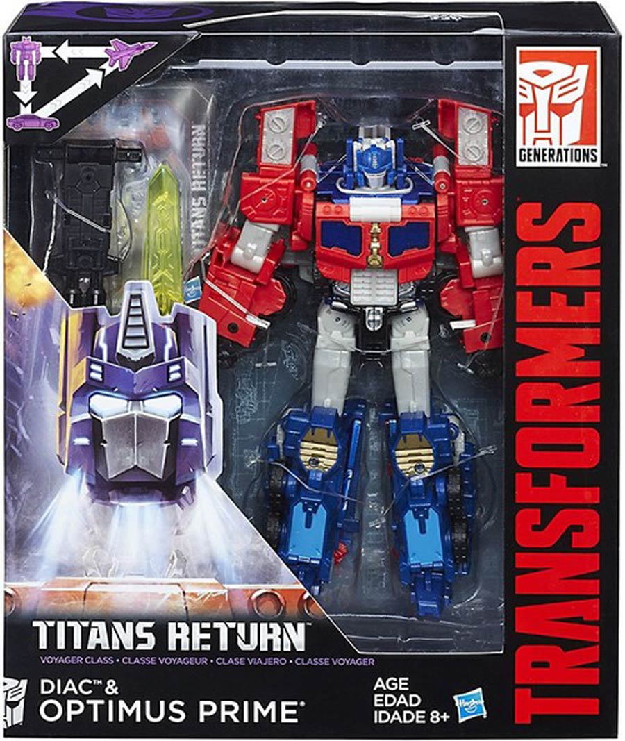 Transformers Generations - Voyager Titans Generation Two Optimus Prime Action Figure