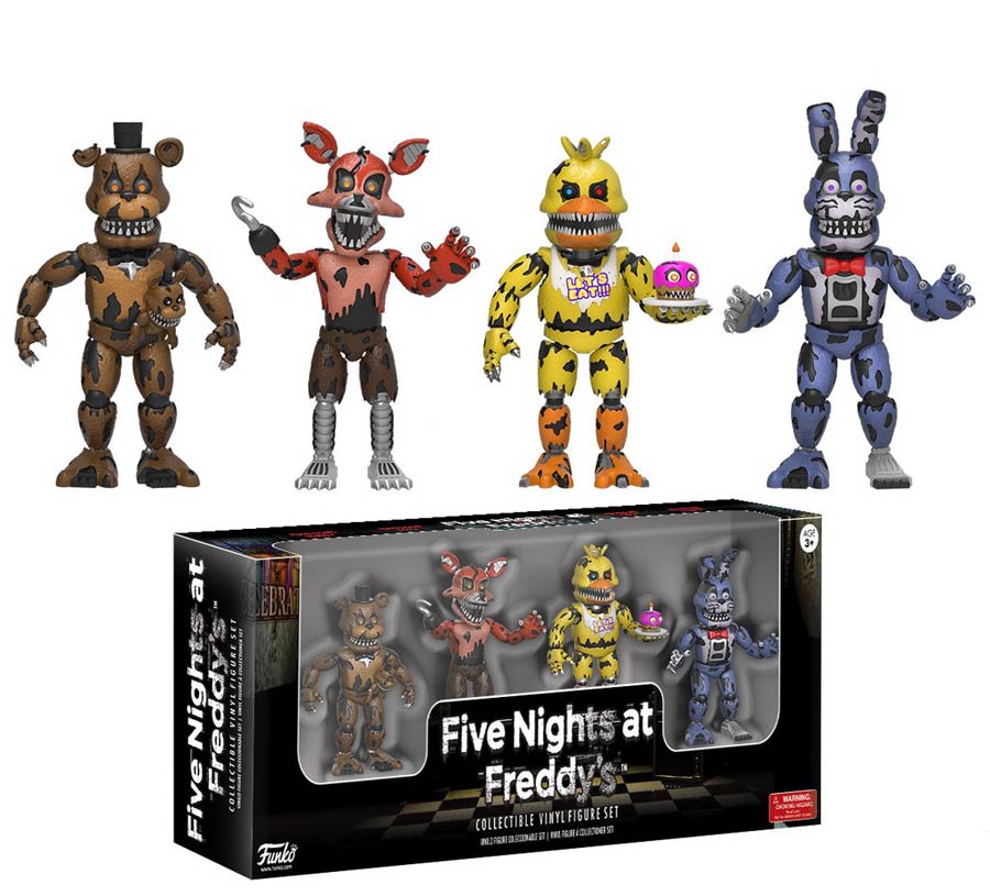 Five Nights At Freddys 2-Inch 4-Pack Vinyl Figure