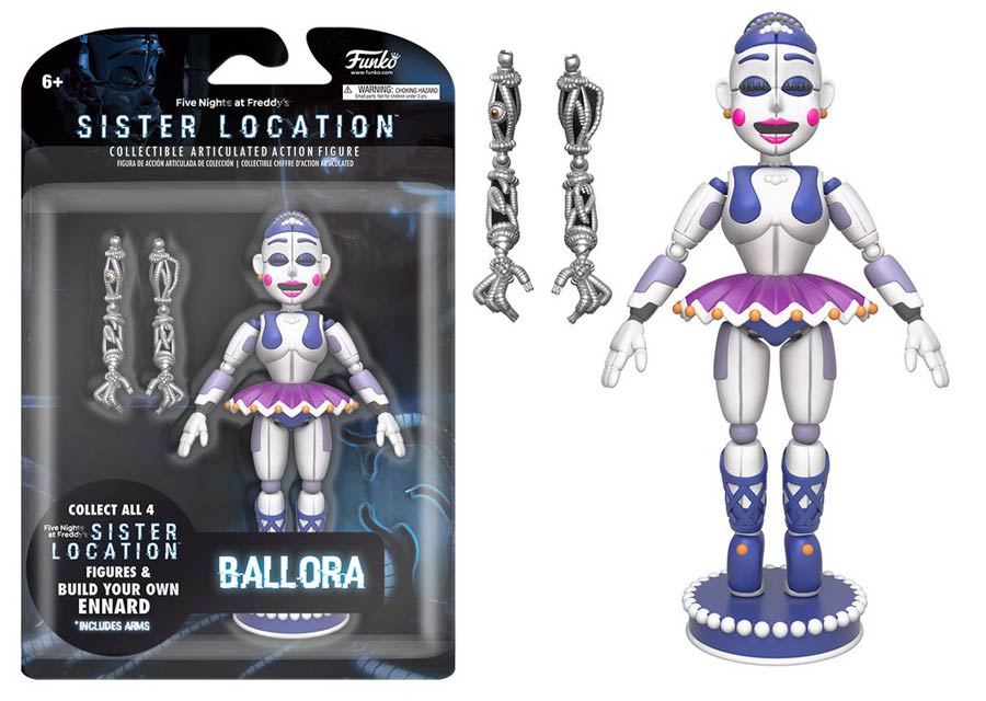 Five Nights At Freddys Sister Location Ballora 5-inch Action Figure