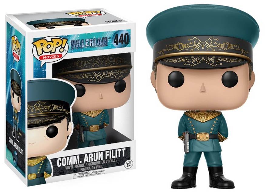 POP Movies 440 Valerian Commander Arun Filitt Vinyl Figure
