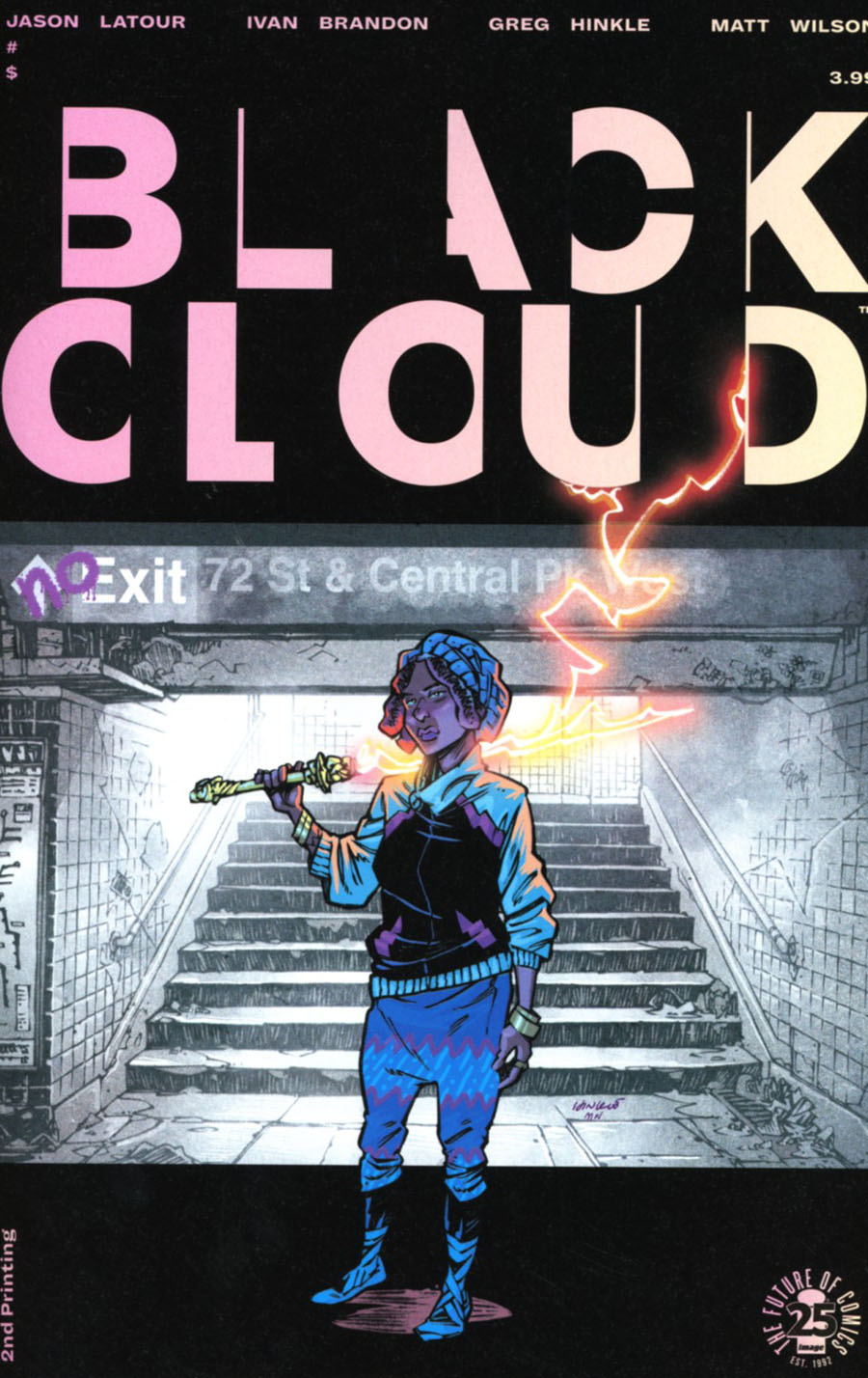 Black Cloud #1 Cover B 2nd Ptg Greg Hinkle Variant Cover