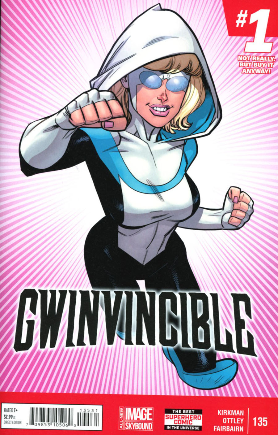 Invincible #135 Cover B Variant Ryan Ottley & Nathan Fairbairn April Fools Cover