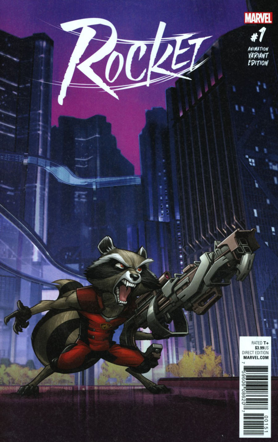 Rocket #1 Cover E Incentive Animation Variant Cover