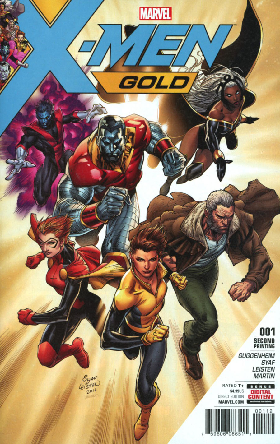 X-Men Gold #1 Cover M 2nd Ptg Ardian Syaf Variant Cover (Resurrxion Tie-In)