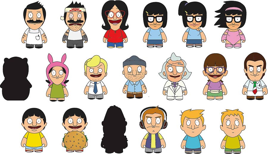 Bobs Burgers Mini Figure Blind Mystery Box