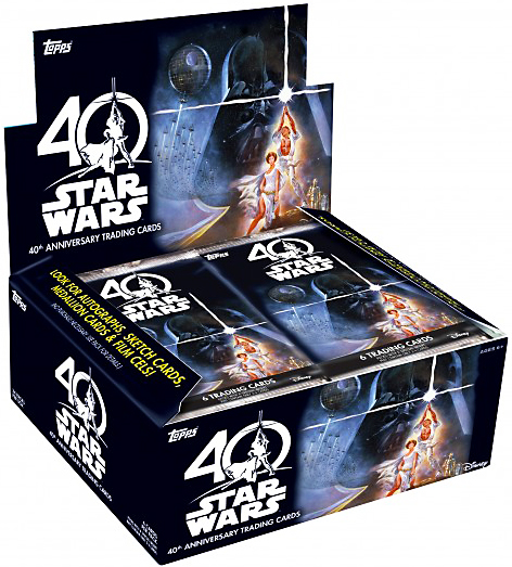 Topps 2017 Star Wars 40th Anniversary Trading Cards Pack