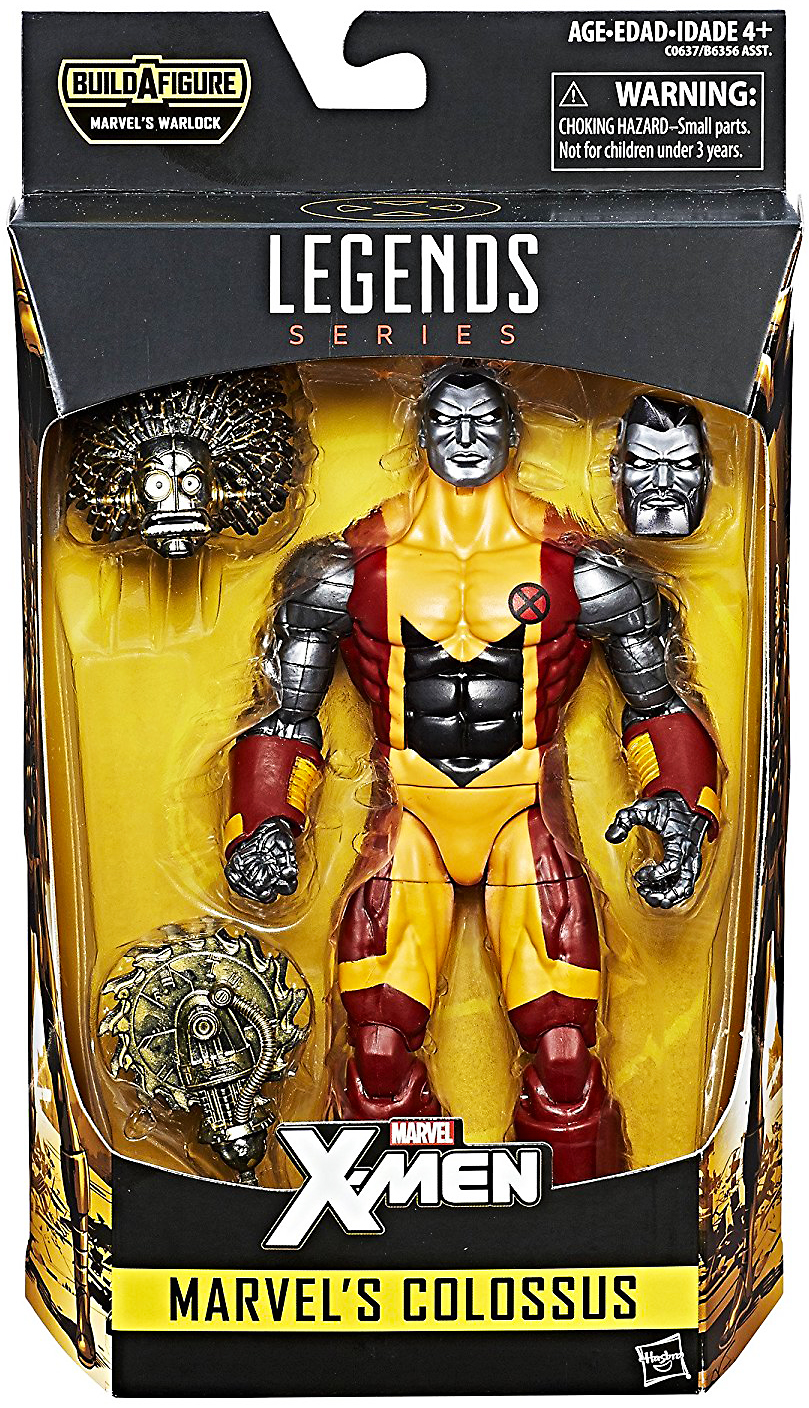 X-Men 6-Inch Legends Wave 2 Colossus Action Figure With Warlock Build-A-Figure Part