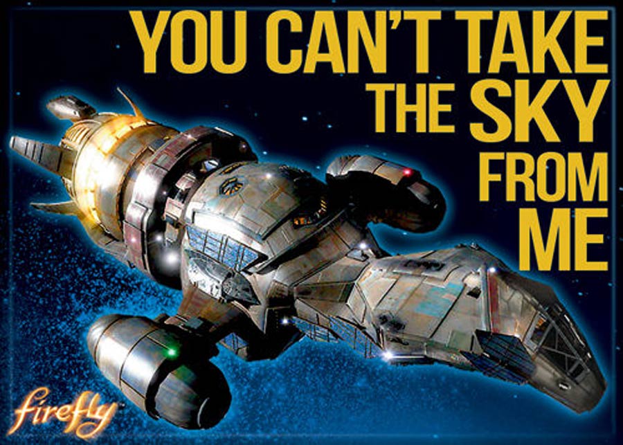 Firefly 2.5x3.5-inch Magnet - Serenity Take Sky (72454F)