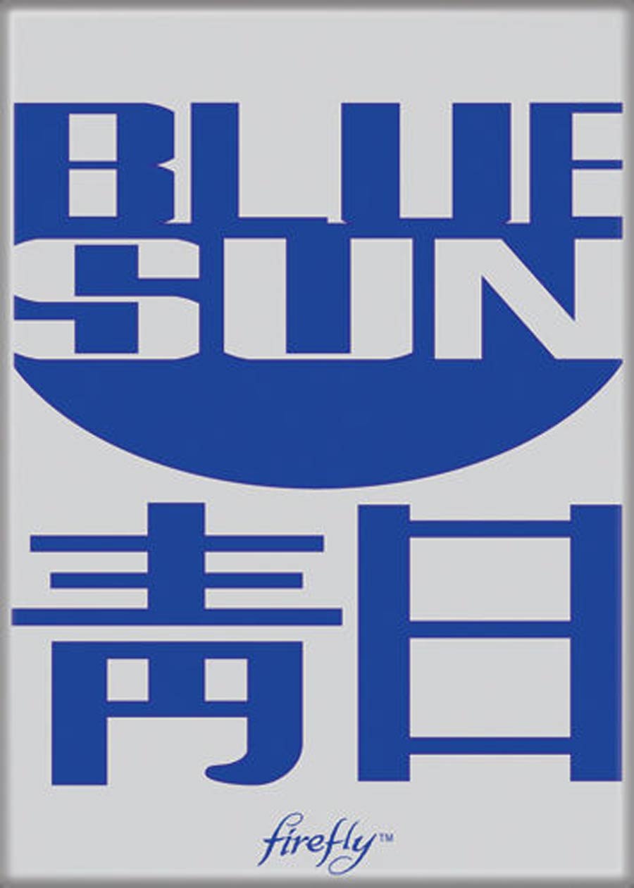Firefly 2.5x3.5-inch Magnet - Blue Sun (72456F)