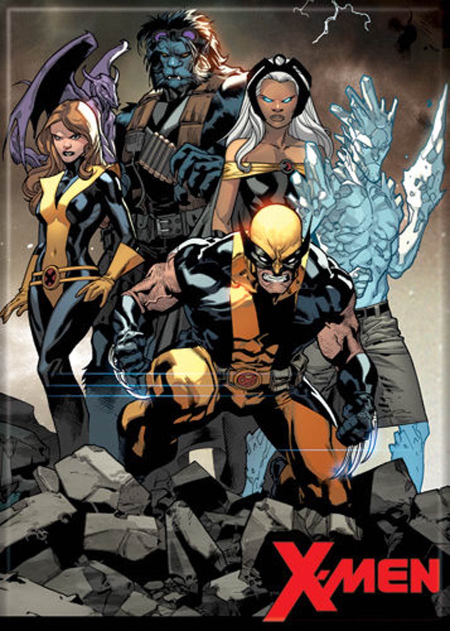 Marvel Comics 2.5x3.5-inch Magnet - X-Men Kitty Beast Storm Wolverine Iceman (72307MV)