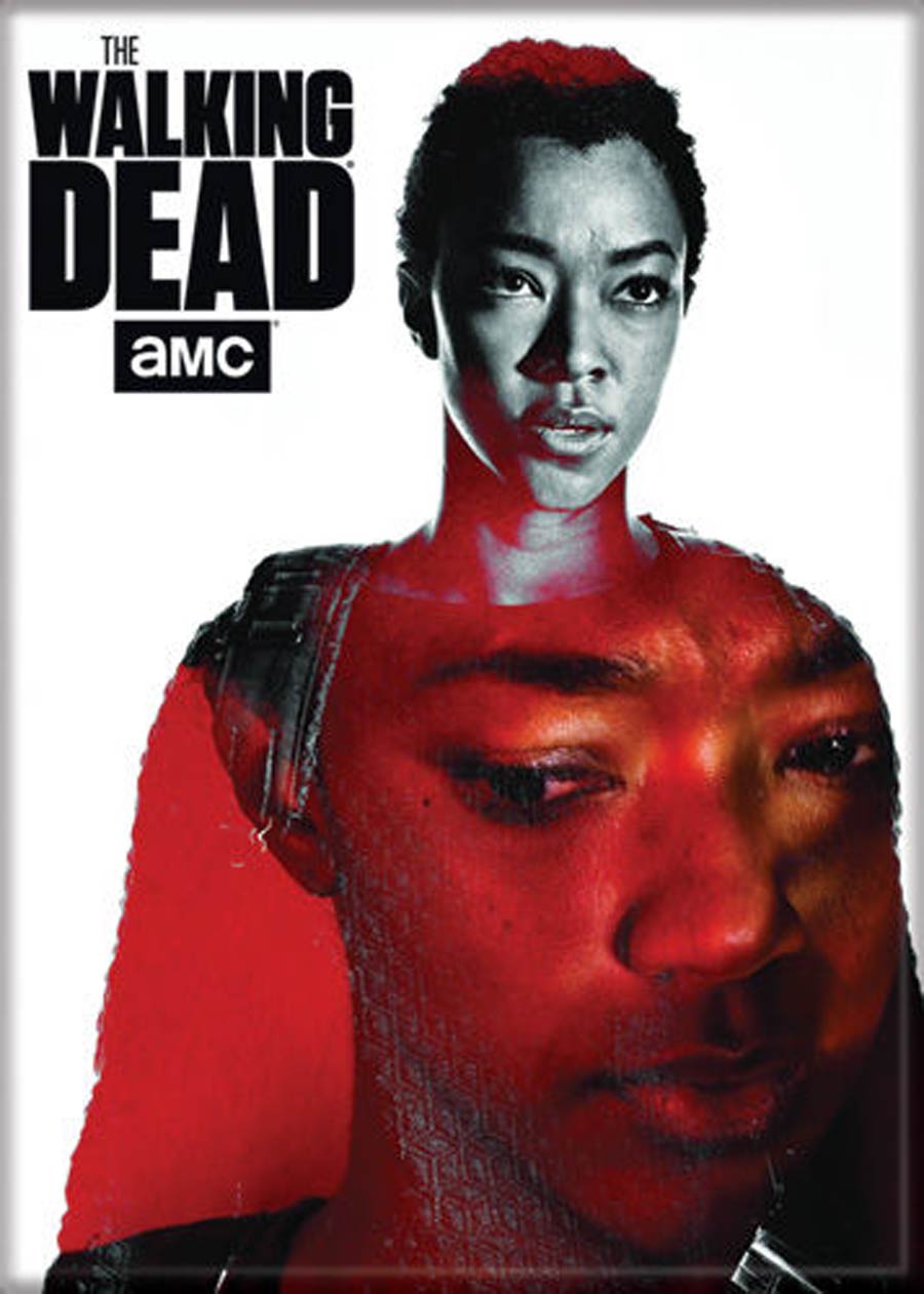 Walking Dead 2.5x3.5-inch Magnet - Sasha BW (72406WD)