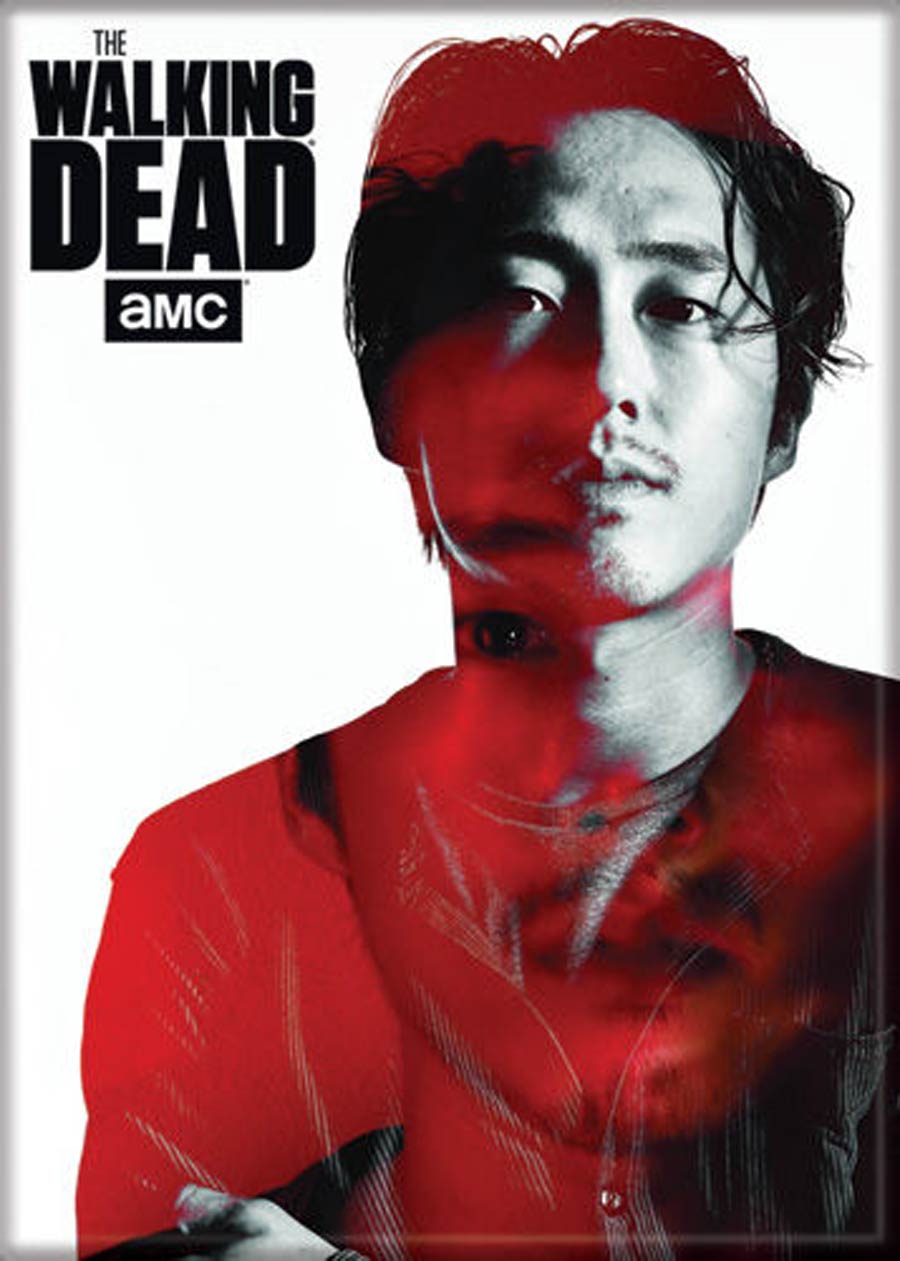 Walking Dead 2.5x3.5-inch Magnet - Glenn BW (72413WD)