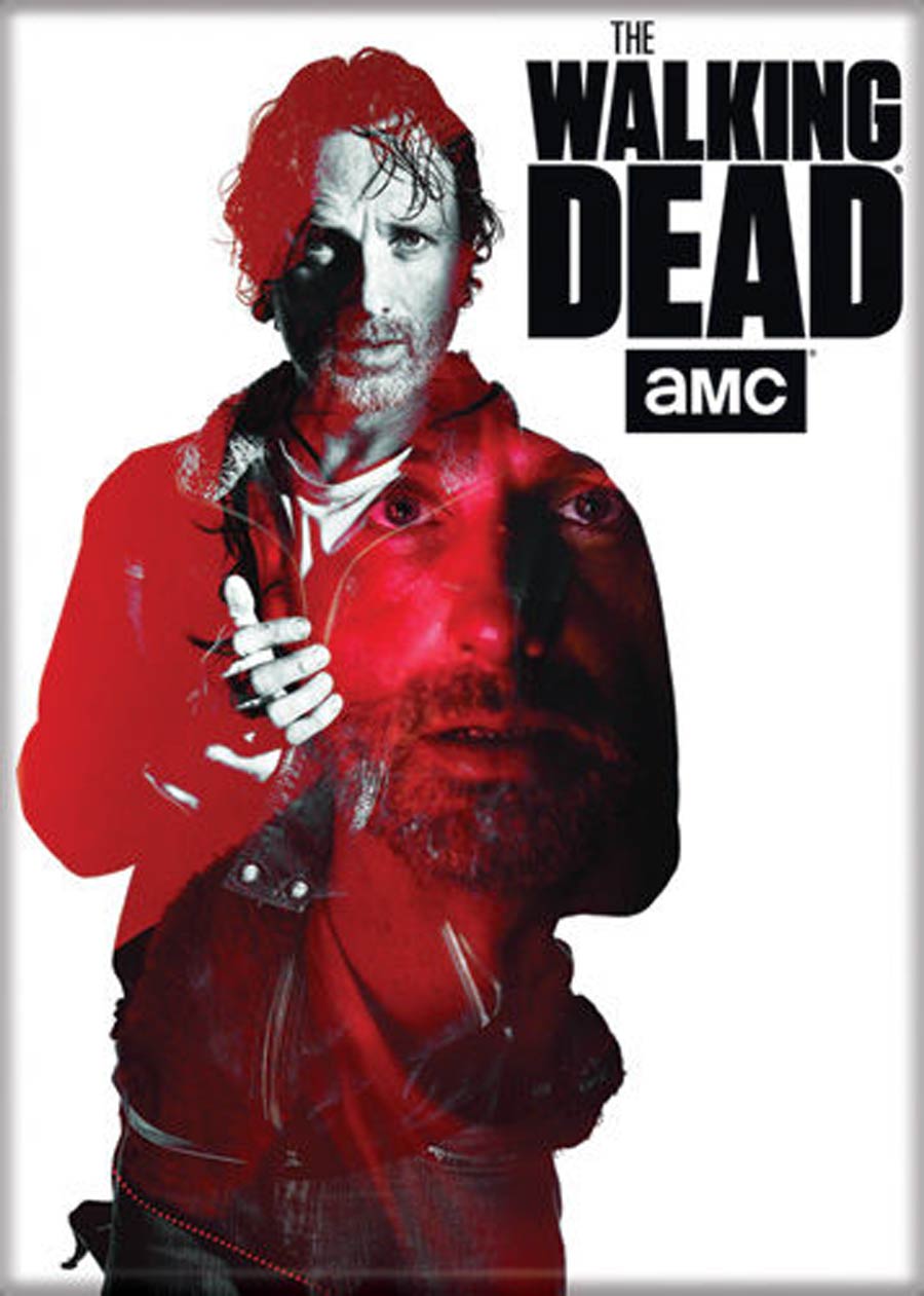 Walking Dead 2.5x3.5-inch Magnet - Rick BW (72424WD)