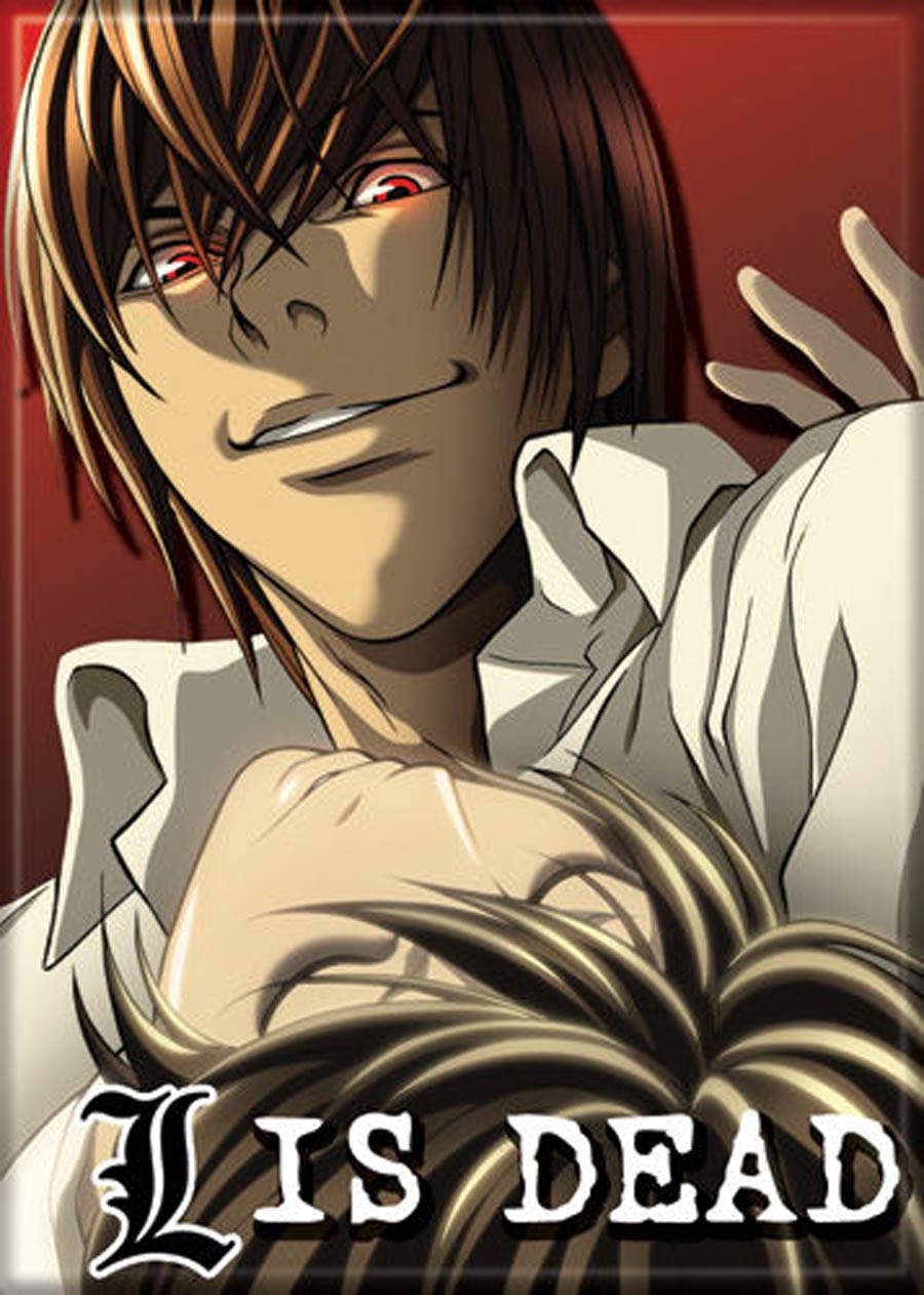 Death Note 2.5x3.5-inch Magnet - L Is Dead (72128DN)