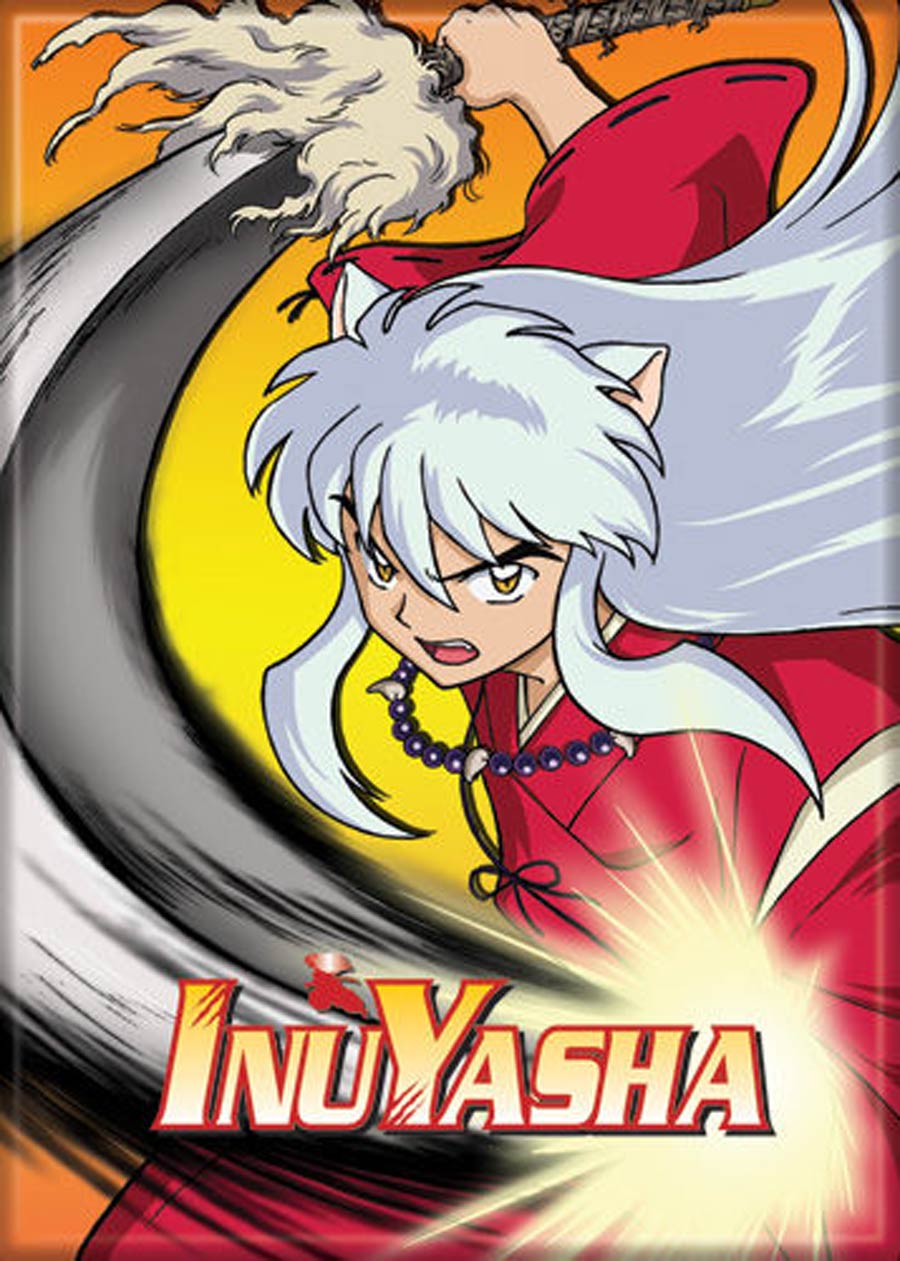 Inu Yasha 2.5x3.5-inch Magnet - Fighting (72100N)