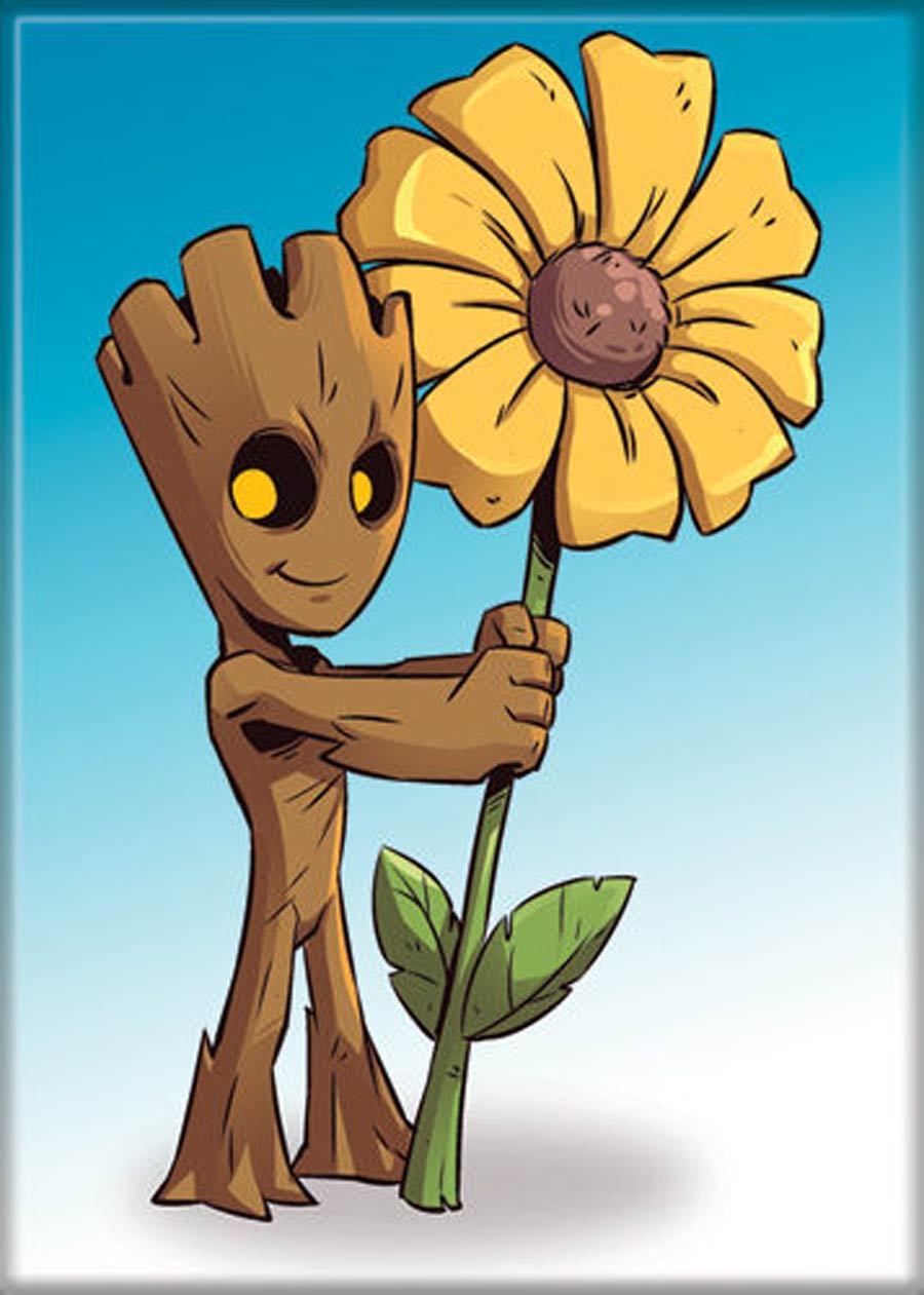 Marvel Comics 2.5x3.5-inch Magnet - Guardians Of The Galaxy Groot And Daisy (72504MV)
