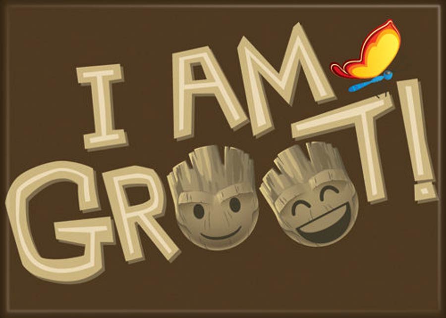 Marvel Comics 2.5x3.5-inch Magnet - Guardians Of The Galaxy I Am Groot (72510MV)