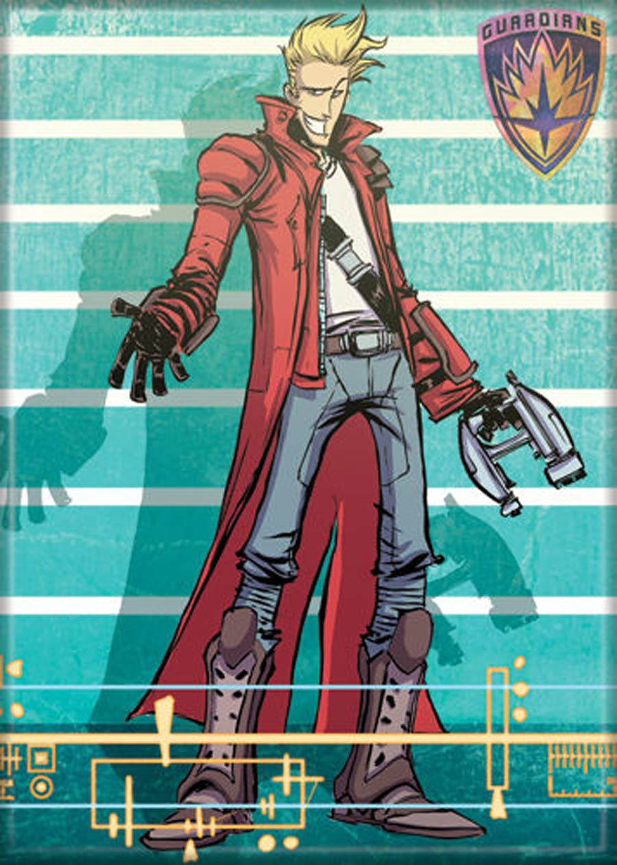 Marvel Comics 2.5x3.5-inch Magnet - Guardians Of The Galaxy Star-Lord Line-Up (72512MV)