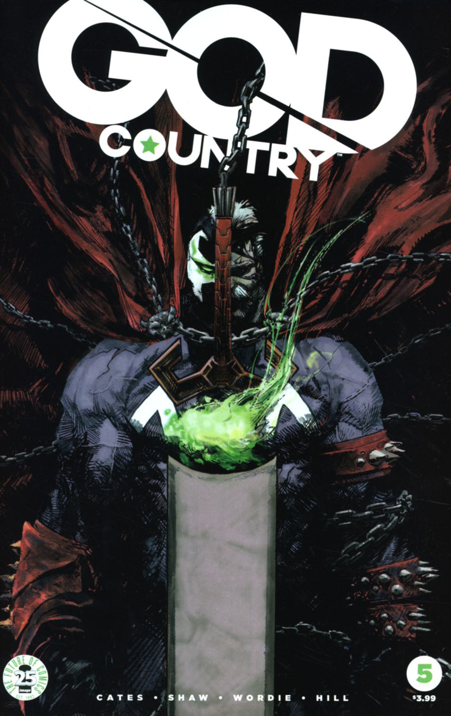 God Country #5 Cover C Variant Gerardo Zaffino Spawn Month Color Cover