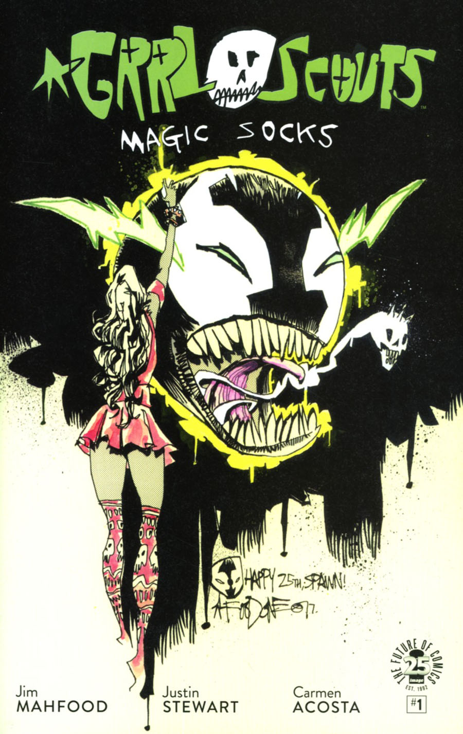 Grrl Scouts Magic Socks #1 Cover C Variant Jim Mahfood Spawn Month Color Cover