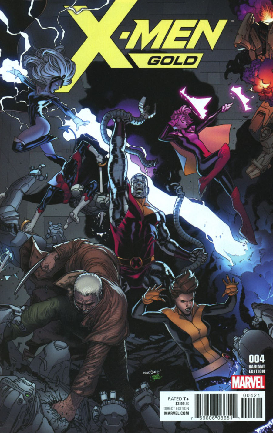 X-Men Gold #4 Cover B Incentive David Marquez Variant Cover