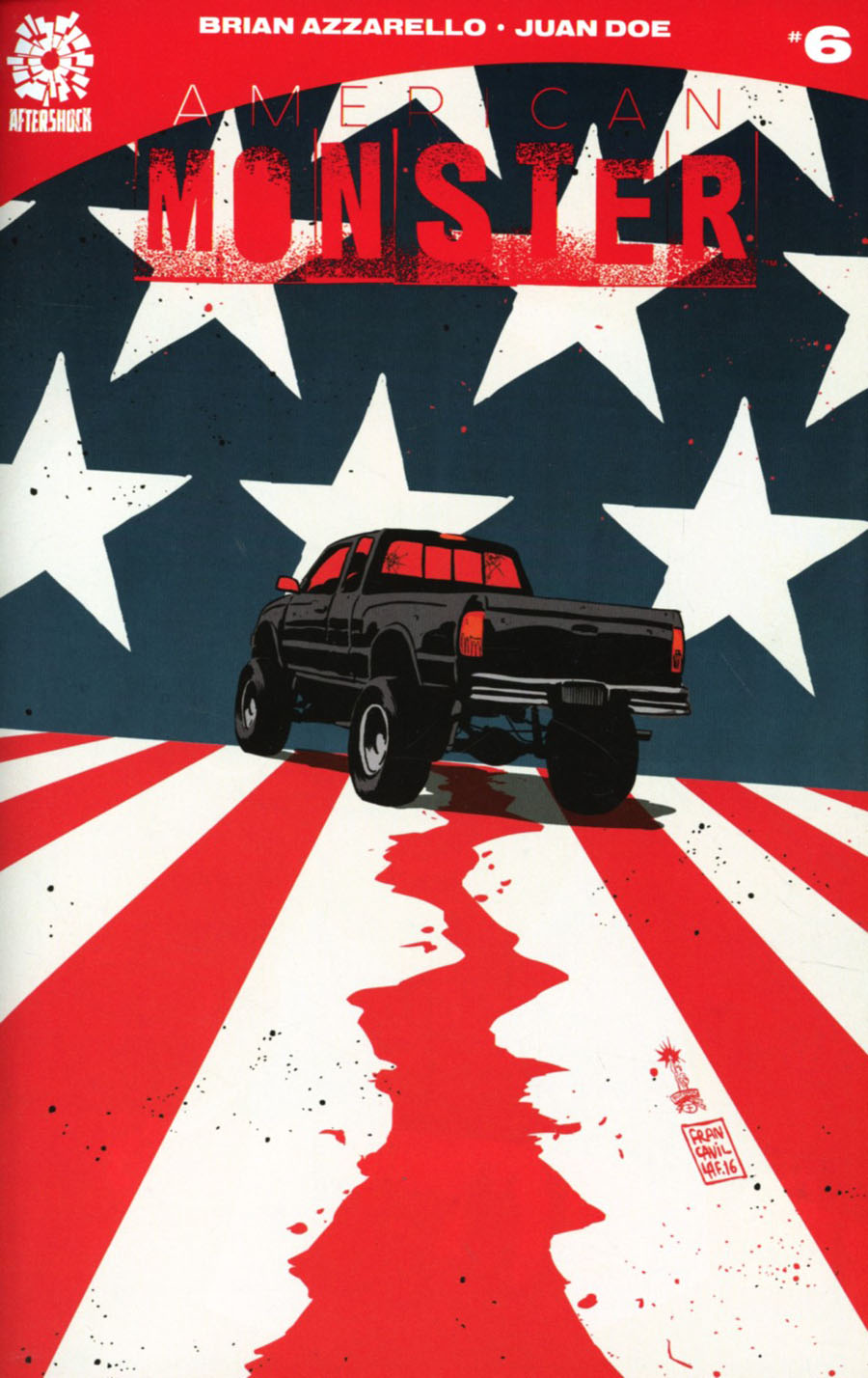 American Monster #6 Cover B Incentive Francesco Francavilla Variant Cover