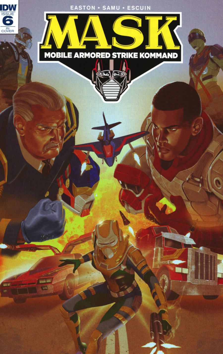 M.A.S.K. Mobile Armored Strike Kommand #6 Cover D Incentive Marcelo Perez Dalannays Variant Cover