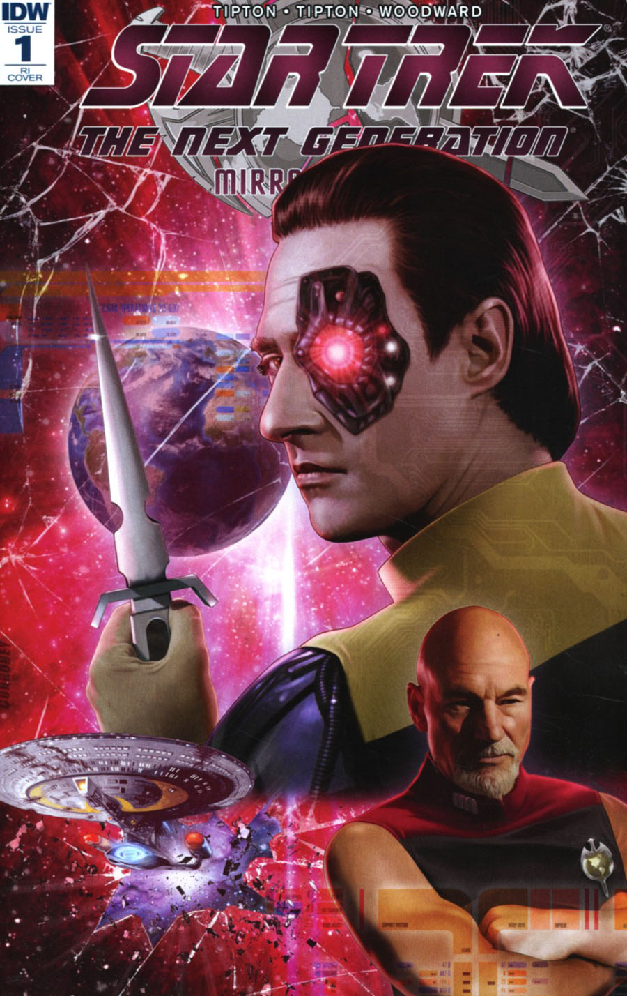 Star Trek The Next Generation Mirror Broken #1 Cover C Incentive Joe Corroney Variant Cover